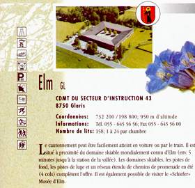 Extrait du prospectus: le camp du troupe tout neuf d'Elm