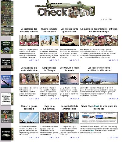 Rejoignez la mailing list de CheckPoint