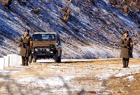 Soldats nord-corens, zone dmilitarise