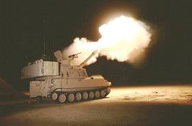 M-109A6 Paladin amricain durant le conflit