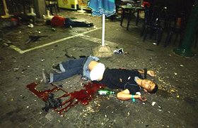 Victime d'un attentat-suicide  Tel Aviv, 17.7.02