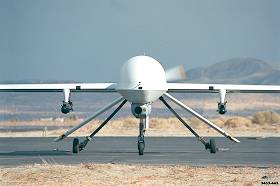 UAV Predator with Hellfire missiles