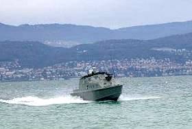 Swiss Raid Commando 99: retour  Colombier avec les canots moteur