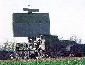 Station mobile quipe d'un radar Taflir