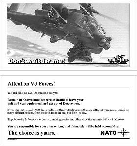 NATO Flugblatt