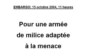 Réflexions de fond de l'UDC