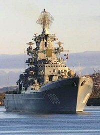 Croiseur lance-missiles lourd Pyotr Veliky, dont la fiabilit fait l'objet d'une polmique