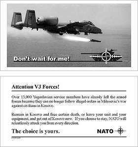 NATO Flugblatt